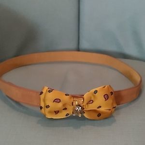 Paisley Bow Tie Belt